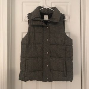 Fleece lined trendy grey vest